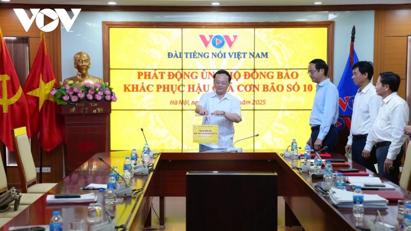 VOV launches donation drive to support storm-hit residents